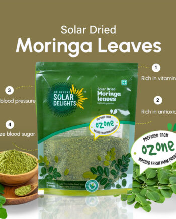 solar dried moringa leaves