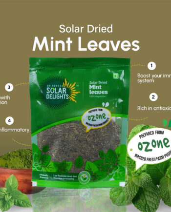 solar dried mint leaves