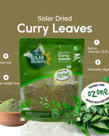 solar dried curry leaves